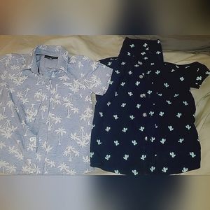 Two Andy & Evan Toddler Button downs
